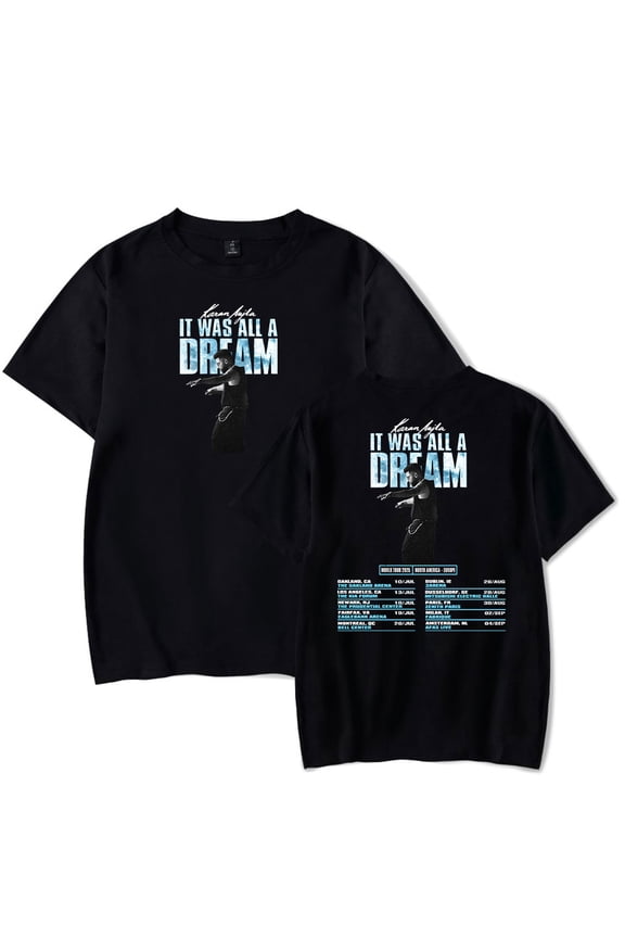 Karan Aujla It Was All A Dream Tour Tee Crewneck Short Sleeve T-Shirt xxl