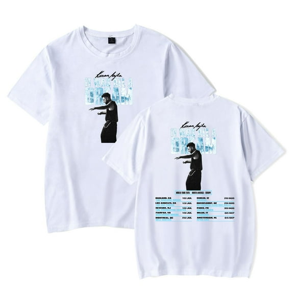 Karan Aujla It Was All A Dream Tour Tee Women Men Crewneck Fashion Short Sleeve T-shirt