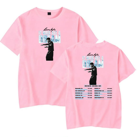 Karan Aujla It Was All A Dream Tour Tee Women Men Crewneck Fashion Short Sleeve T-shirt