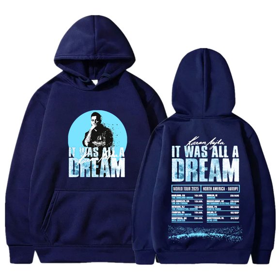 Karan Aujla It Was All A Dream World Tour 2025 Dates Hoodies Cosplay Unisex Fashion Sweatshirts