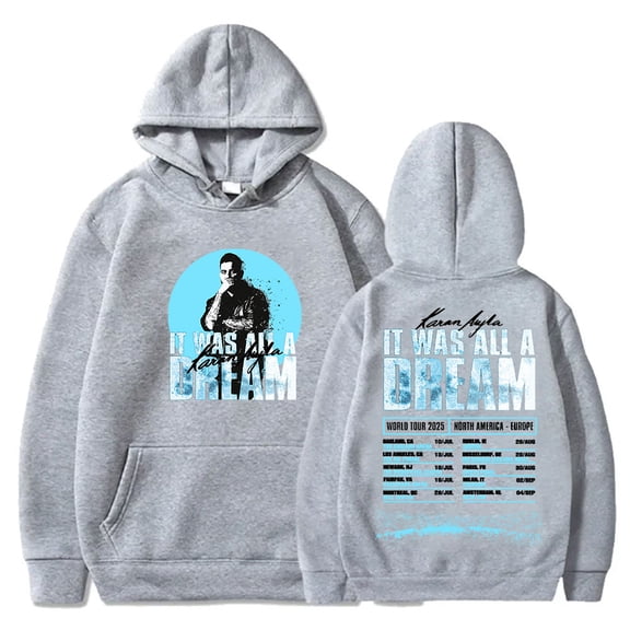 Karan Aujla It Was All A Dream World Tour 2025 Dates Hoodies Cosplay Unisex Fashion Sweatshirts
