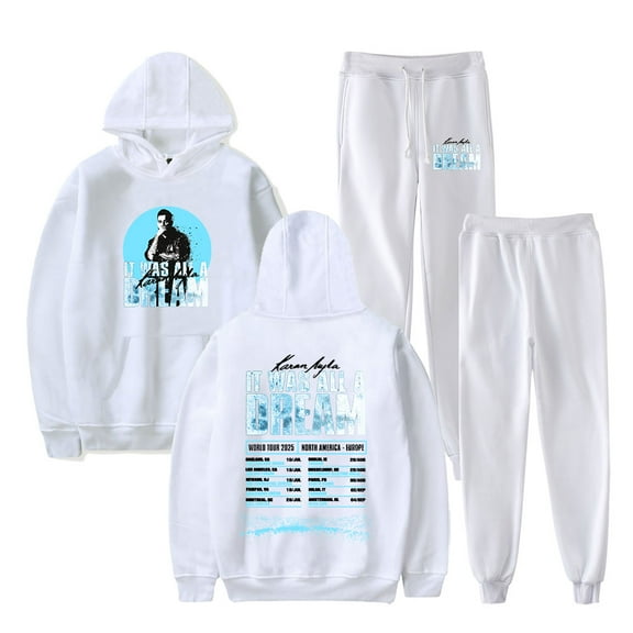Karan Aujla It Was All A Dream World Tour 2025 Dates Hoodies Jogger Pants Unisex Streetwear Set