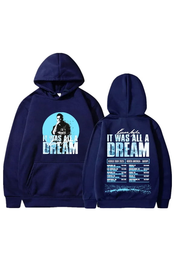 Karan Aujla It Was All A Dream World Tour 2025 Hoodies Unisex Sweatshirts xxl