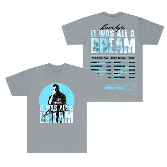 Karan Aujla It Was All A Dream World Tour 2025 T-Shirts Unisex Tee s