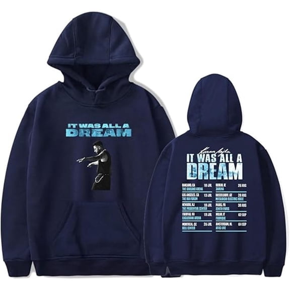 Karan Aujla It Was All A Dream World Tour Hoodie Unisex Hooded Sweatshirt Long Sleeve Tracksuit Pullover Coat