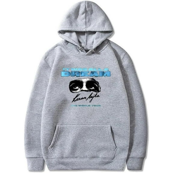 Karan Aujla It Was All A Dream World Tour Merch Hoodie Pockets Drawstring Unisex Hooded Sweatshirt Fashion Clothing