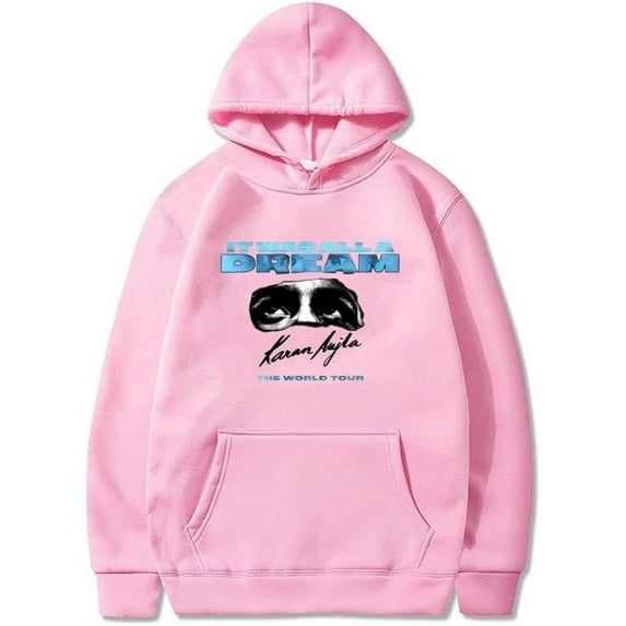 Karan Aujla It Was All A Dream World Tour Merch Hoodie Pockets Drawstring Unisex Hooded Sweatshirt Fashion Clothing