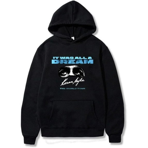 Karan Aujla It Was All A Dream World Tour Merch Hoodie Pockets Drawstring Unisex Hooded Sweatshirt Fashion Clothing