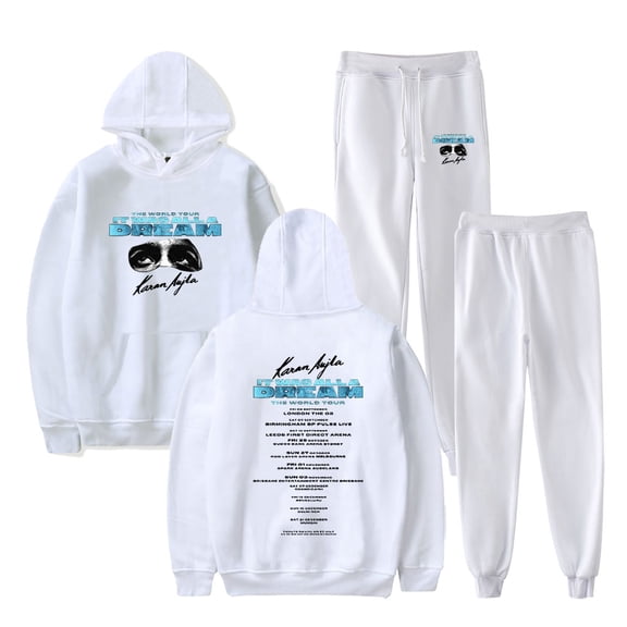 Karan Aujla It Was All A Dream World Tour Merch Hoodie Suit 2 Pieces Sets