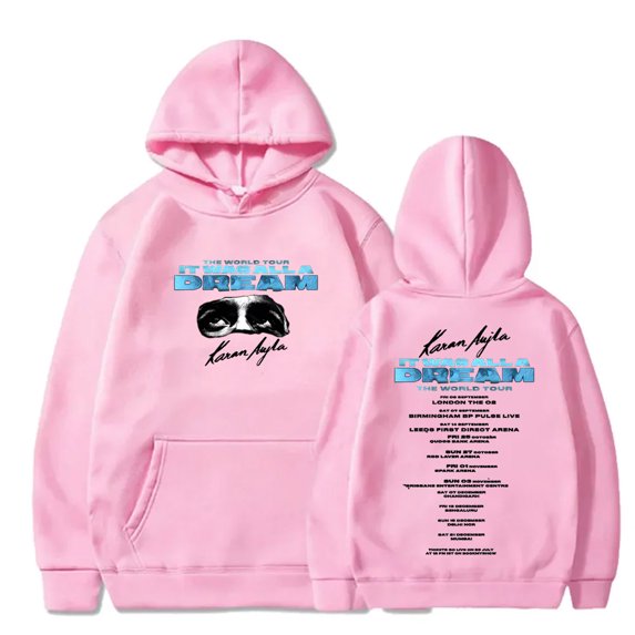 Karan Aujla It Was All A Dream World Tour Merch Hoodies Women Men Fashion Long Sleeve Sweatshirts