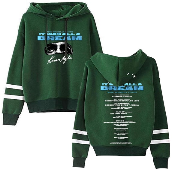 Karan Aujla It Was All A Dream World Tour Merch Pullover Hoodies Unisex Fashion Hooded Sweatshirts