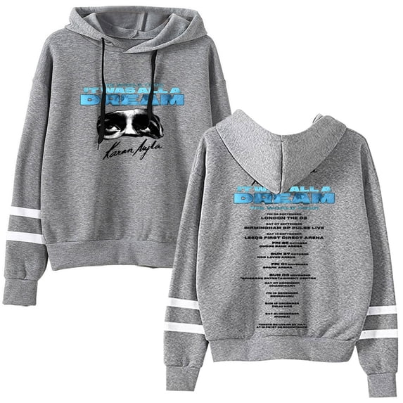 Karan Aujla It Was All A Dream World Tour Merch Pullover Hoodies Unisex Fashion Hooded Sweatshirts