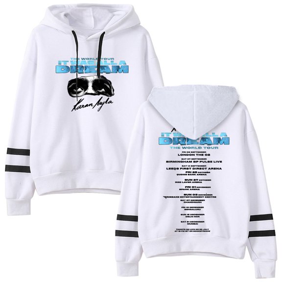 Karan Aujla It Was All A Dream World Tour Merch Pullover Hoodies Unisex Fashion Hooded Sweatshirts