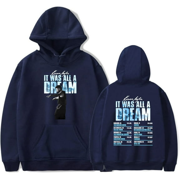 Karan Aujla It was All A Dream Tour 2025 Merch Hoodies Women Men Casual Long Sleeve Sweatshirt Fashion Clothes