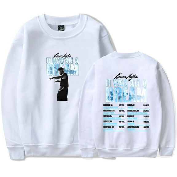 Karan Aujla It was All A Dream Tour 2025 Merch Sweatshirt Women Men Casual Crewneck Long Sleeve Pullover Clothes