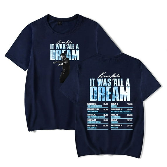 Karan Aujla It was All A Dream Tour 2025 Merch T-Shirt Women Men Crewneck Casual Short Sleeve Tee