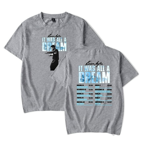 Karan Aujla It was All A Dream Tour 2025 Merch T-Shirt Women Men Crewneck Casual Short Sleeve Tee