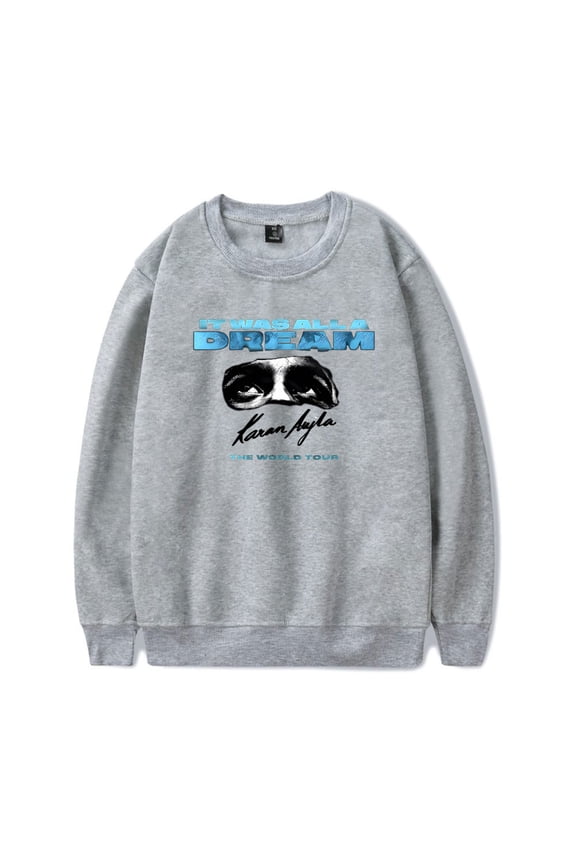 Karan Aujla It was All A Dream World Tour Men/Women Long Sleeve Crew Neck Sweater Men/Women Longsleeve Sweater