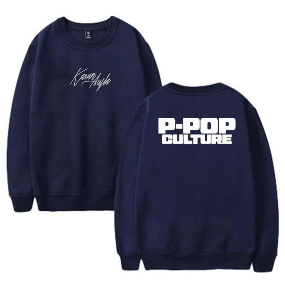 Karan Aujla P-Pop Culture Sweatshirt Women Men Casual Crewneck Long Sleeve Pullover Clothes