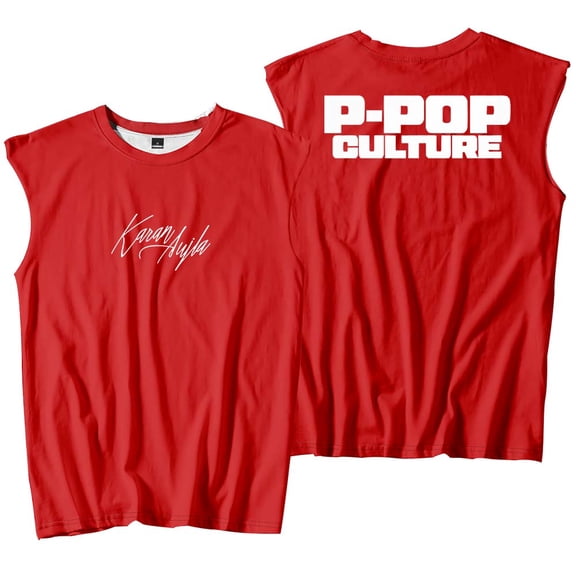 Karan Aujla P-Pop Culture Tank Tops Sleeveless T-Shirt port Vest Women Men Casual Outdoor Sportwear