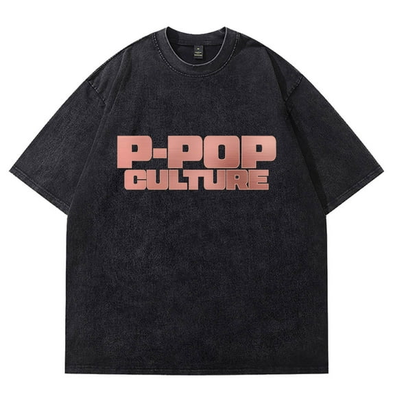 Karan Aujla P-Pop Culture Wash T-Shirts Cosplay Women Men HipHop Cotton Short Sleeve Tee