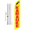 thumbnail image 1 of Karaoke 15ft Feather Banner Swooper Flag Kit with pole & spike, 1 of 4