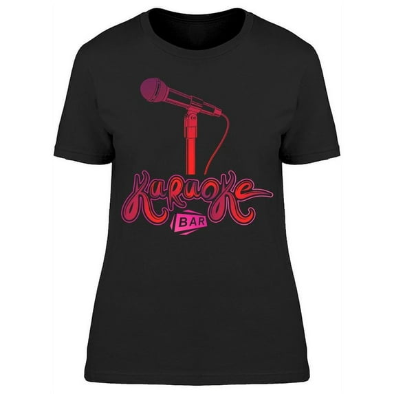 Karaoke Bar T-Shirt Women -Image by Shutterstock, Female Small