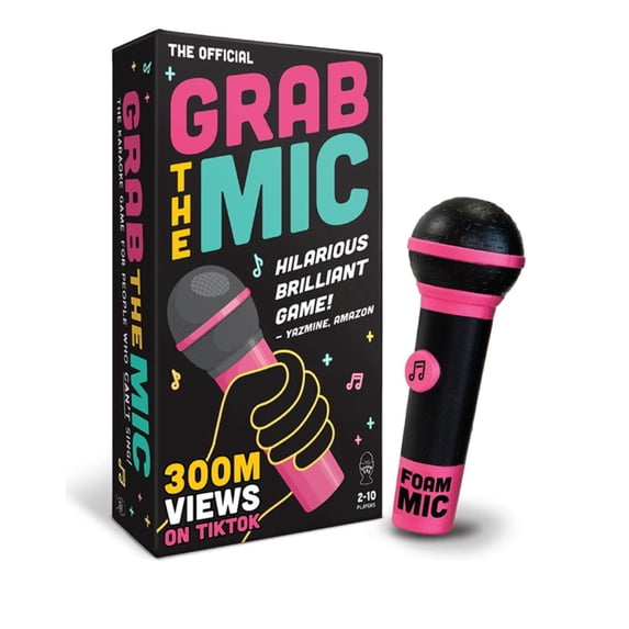 Karaoke Board Game with Lyric Cards, Interactive Family Party Singing Game for Kids and Teens