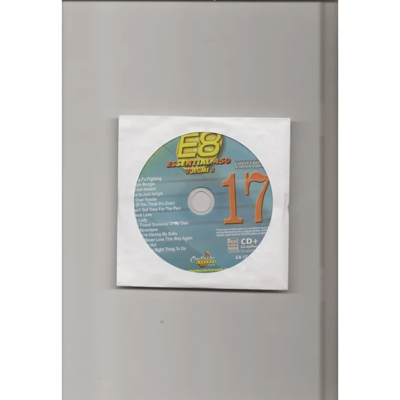 Karaoke Chartbuster Cd+G Essential 450 Vol. E-8 Disc 17