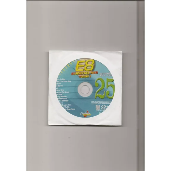 Karaoke Chartbuster Cd+G Essential 450 Vol. E-8 Disc 25