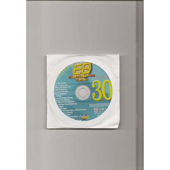 Karaoke Chartbuster Cd+G Essential 450 Vol. E-8 Disc 30
