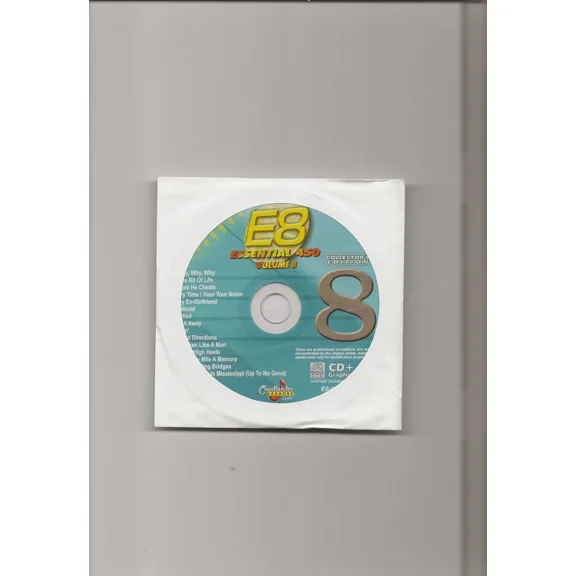 Karaoke Chartbuster Cd+G Essential 450 Vol. E-8 Disc 8