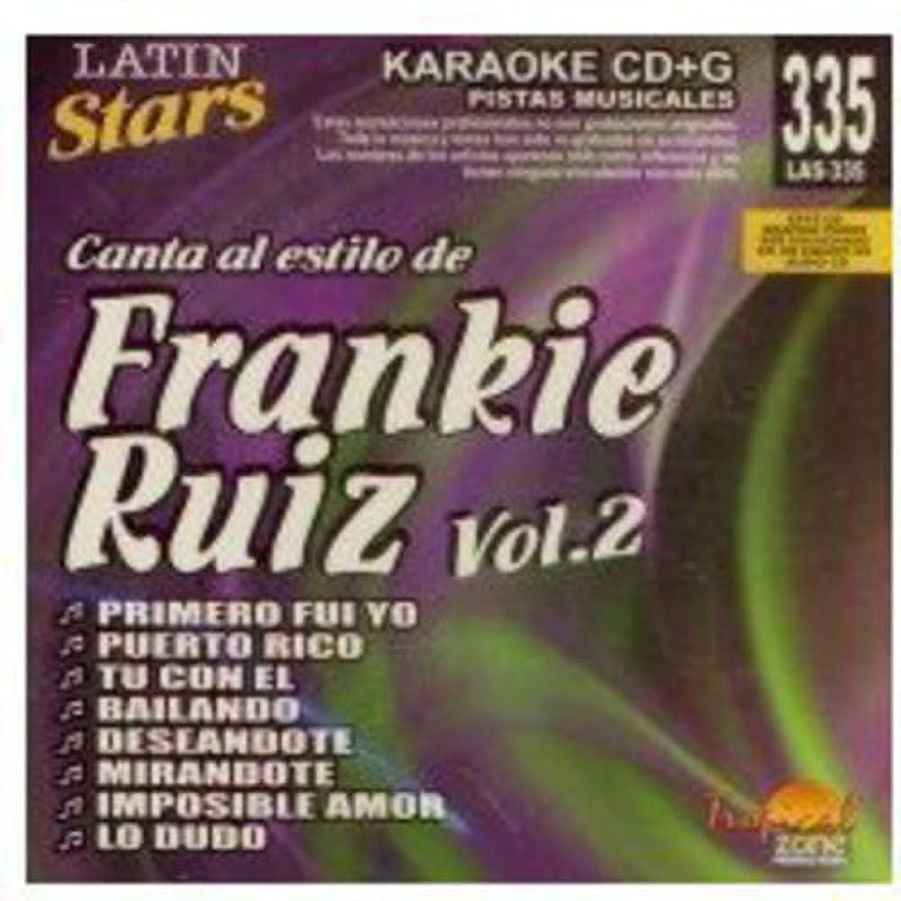 TROPICAL ZONE Karaoke: Frankie Ruiz, Vol. 2: Latin Stars Karaoke