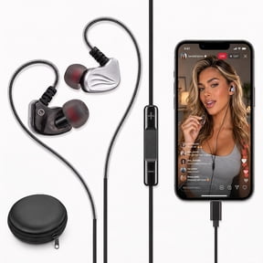 Karaoke Headset w/Mic & Voice Changer Sound Effects for Live | Real-time , Plug & Play Earbuds for Streaming Singing Gaming, Beginner Friendly for Twitch YouTube Content Creators