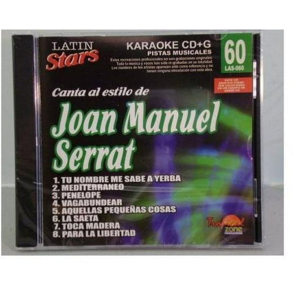Karaoke: Joan Manuel Serrat, Vol. 1: Latin Stars Karaoke