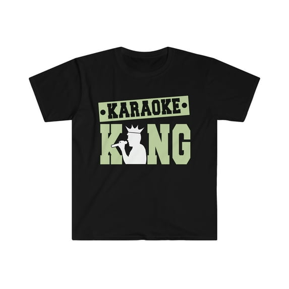 Karaoke King Unisex T-shirt S-3XL Karaoke Singing Singer Karaoker