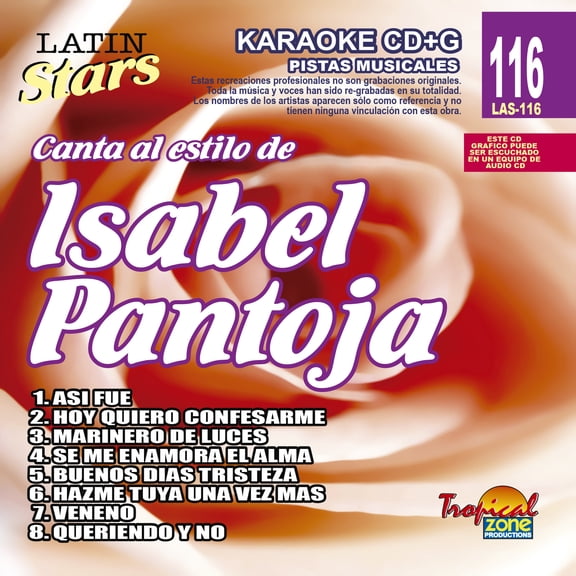 Karaoke Latin Stars 116 Isabel Pantoja