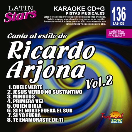 Karaoke Latin Stars 136 Ricardo Arjona Vol. 2
