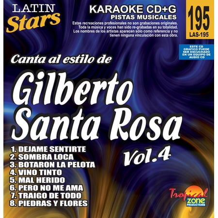 Karaoke Latin Stars 195 Gilberto Santa Rosa Vol.4