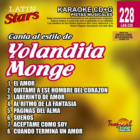 Karaoke Latin Stars 228 Yolandita Monge