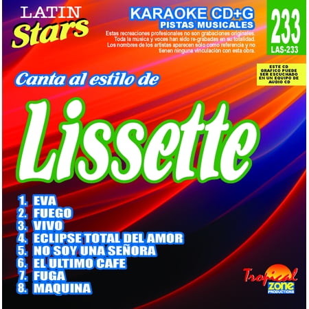 Karaoke Latin Stars 233 Lissette