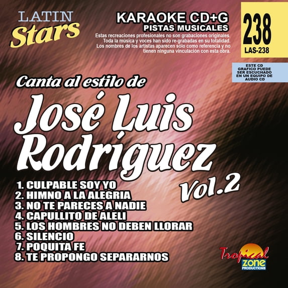 Karaoke Latin Stars 238 Jose Luis Rodriguez Vol. 2