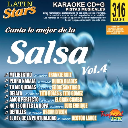Karaoke Latin Stars 316 Salsa Vol. 4