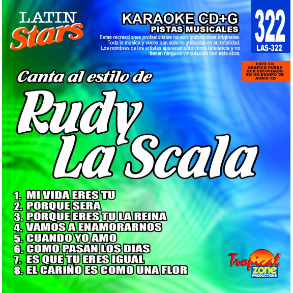 Karaoke Latin Stars 322 Rudy La Scala