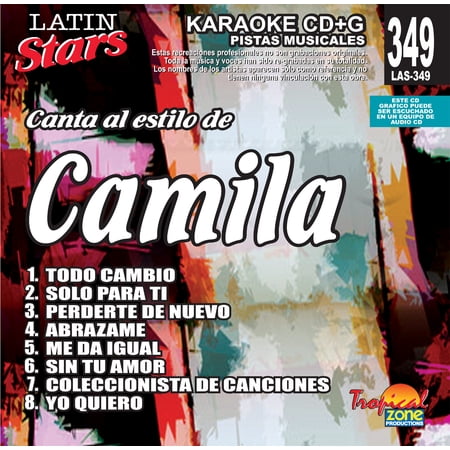 Karaoke Latin Stars 349 Camila