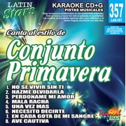 Karaoke Latin Stars 357 Conjunto Primavera +CD