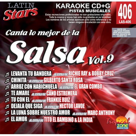 Karaoke Latin Stars 406 Salsa Vol. 09
