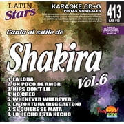 Karaoke Latin Stars 413 Shakira Vol. 6