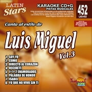 Karaoke Latin Stars 452 Luis Miguel Vol.3