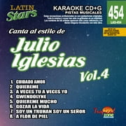 Karaoke Latin Stars 454 Julio Iglesias Vol.4